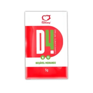 D4 Lubrificante Íntimo Beijável 5G - Sabor Melancia