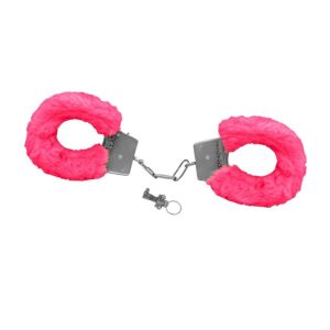 Algema de Metal Revestida de Pelúcia (Pink)