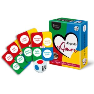 Jogo do Amor Dado e Raspadinha Reutilizável